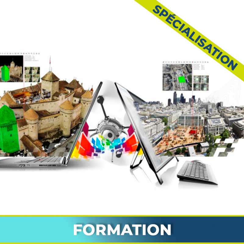 Formation photogrammetrie drone modelisation 3D
